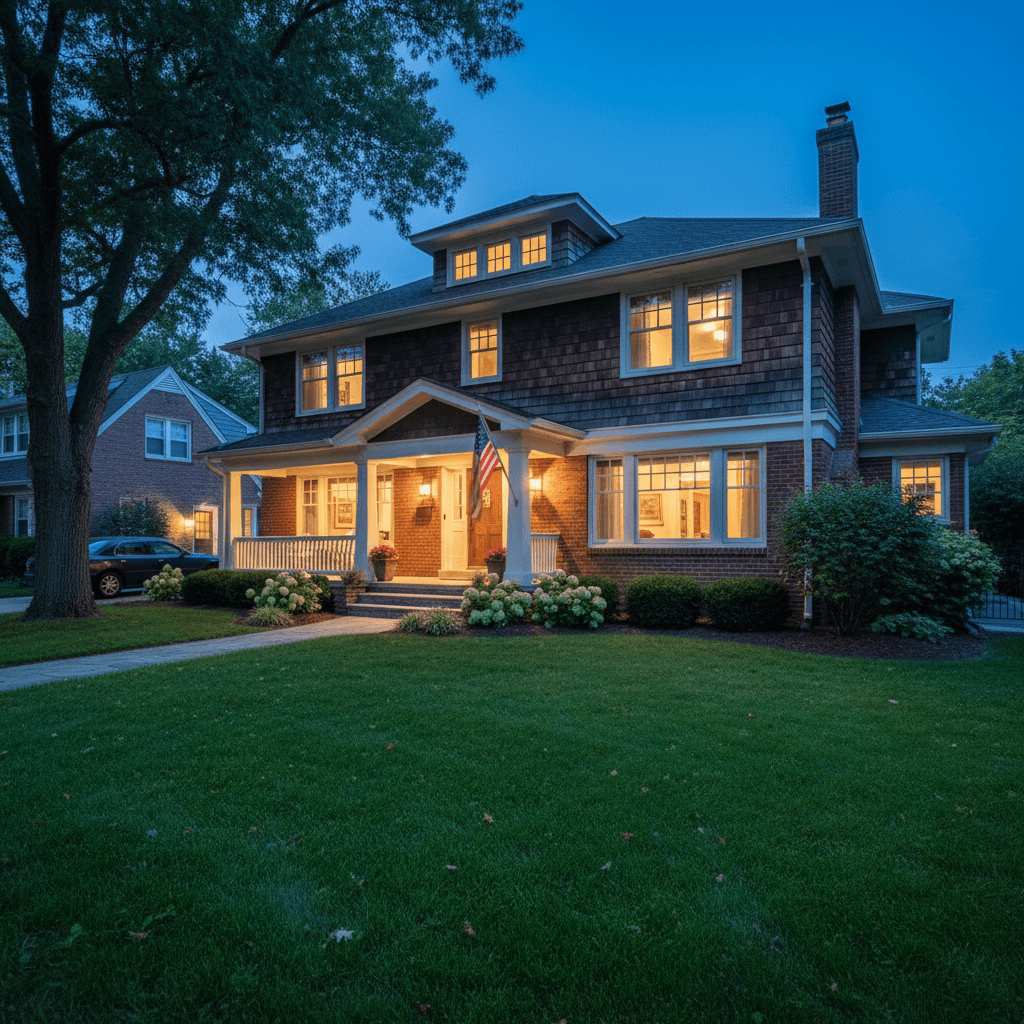 Beautiful home exterior